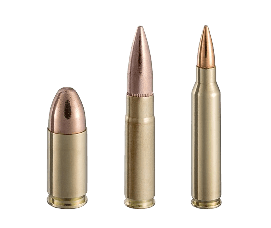 Comparação entre munições 9x19 mm, .300 AAC Blackout e 5,56x45 mm
